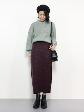 natsumiさん（レディース・160cm）の冬コーディネート