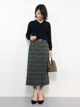 natsumiさん（レディース・160cm）の冬コーディネート