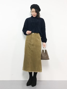 natsumiさん（レディース・160cm）の冬コーディネート