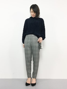 「CLEARIMPRESSION （クリアインプレッション）のアイテム」を使った、natsumiさん（レディース・160cm）の冬コーディネート