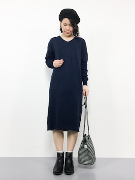 natsumiさん（レディース・160cm）の冬コーディネート