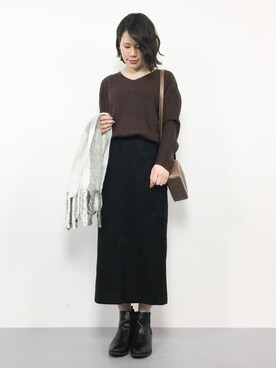 natsumiさん（レディース・160cm）の冬コーディネート