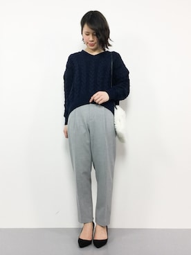 natsumiさん（レディース・160cm）の冬コーディネート