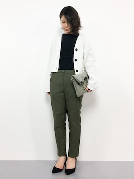 「classicalelf（クラシカルエルフ）のアイテム（バッグ）」を使った、natsumiさん（レディース・160cm）の冬コーディネート