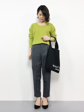 「N.VOUGE（エヌヴォーグ）のアイテム」を使った、natsumiさん（レディース・160cm）の春コーディネート