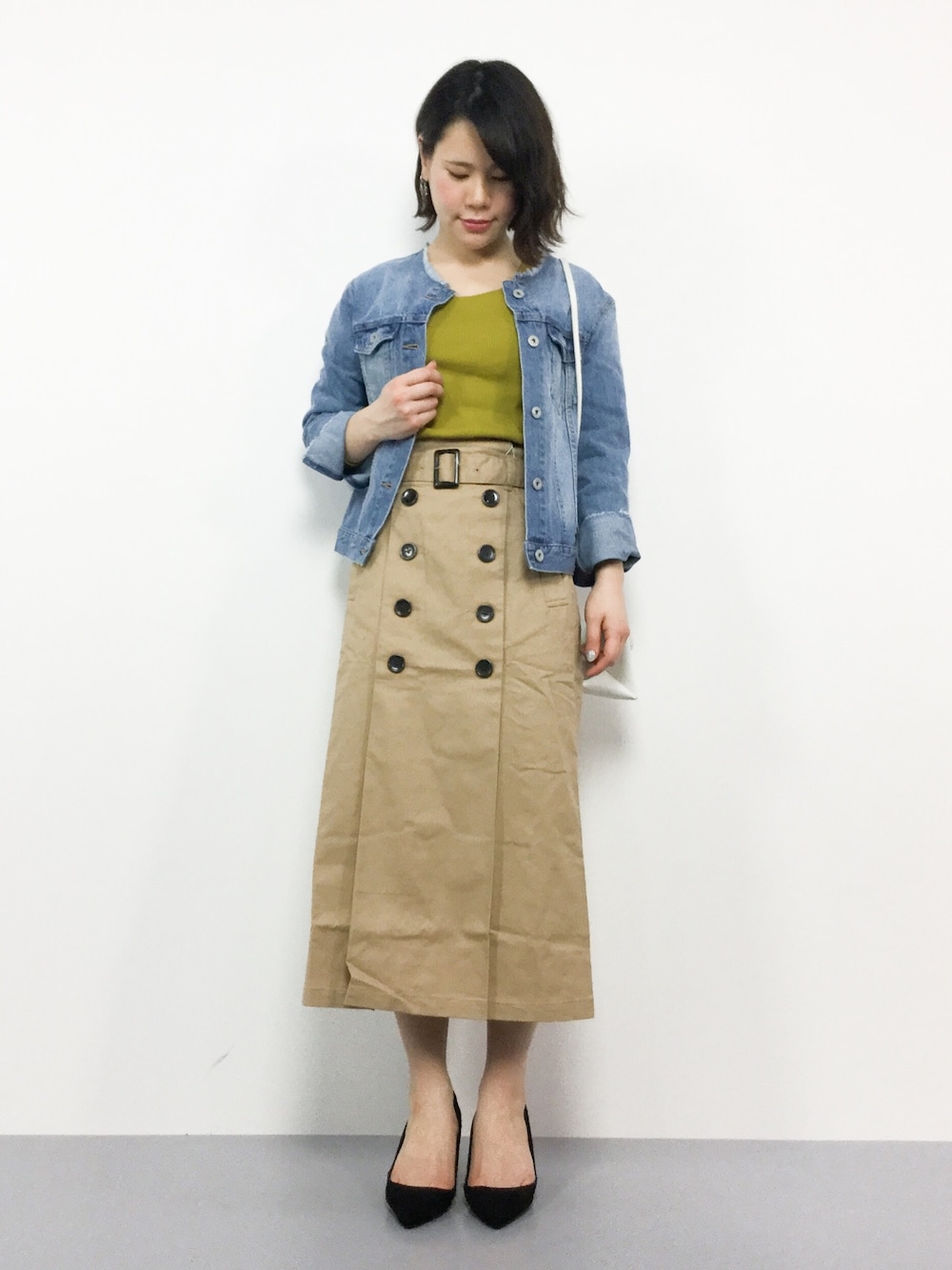 SLOBE IENA（スローブイエナ）の「ノーカラーGジャン◇（デニム