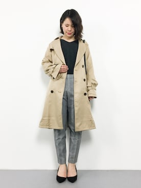 「CLEARIMPRESSION （クリアインプレッション）のアイテム」を使った、natsumiさん（レディース・160cm）の春コーディネート