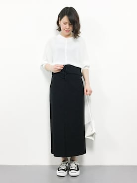 「HusHusH（ハッシュアッシュ）のアイテム」を使った、natsumiさん（レディース・160cm）の春コーディネート