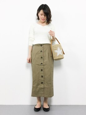 natsumiさん（レディース・160cm）の春コーディネート