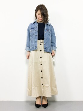 natsumiさん（レディース・160cm）の春コーディネート