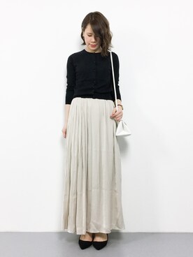 natsumiさんの「ドロストマキシスカート」を使ったコーディネート