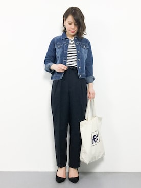「HusHusH（ハッシュアッシュ）のアイテム」を使った、natsumiさん（レディース・160cm）の春コーディネート