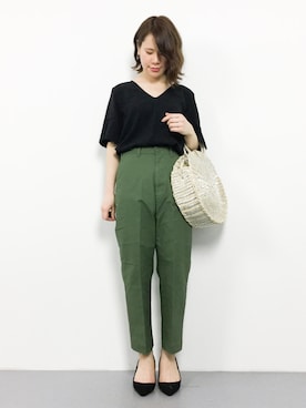 「HusHusH（ハッシュアッシュ）のアイテム」を使った、natsumiさん（レディース・160cm）の春コーディネート