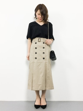 natsumiさん（レディース・160cm）の春コーディネート