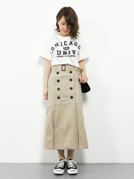 natsumiさん（レディース・160cm）の春コーディネート