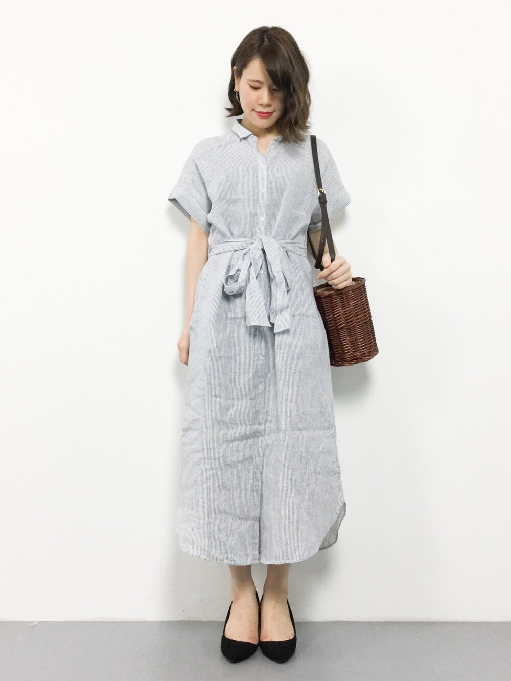 B:MING by BEAMS Herdmans シャツワンピース リネン M - メルカリ