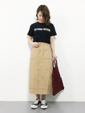 natsumiさん（レディース・160cm）の春コーディネート