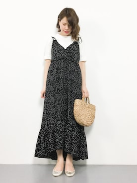 「note et silence （ノートエシロンス）のアイテム（バッグ）」を使った、natsumiさん（レディース・160cm）の春コーディネート