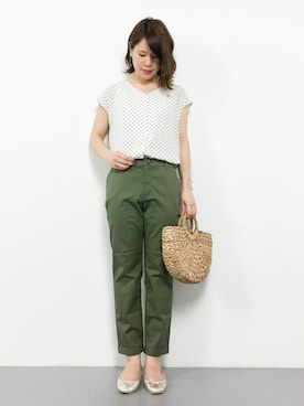 「note et silence （ノートエシロンス）のアイテム（バッグ）」を使った、natsumiさん（レディース・160cm）の春コーディネート