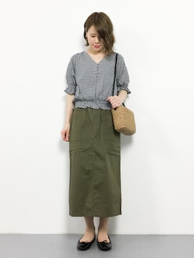 natsumiさん（レディース・160cm）の夏コーディネート