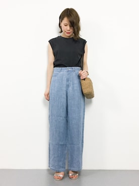 natsumiさん（レディース・160cm）の夏コーディネート