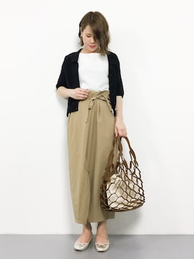 「reca（レカ）のアイテム（バッグ）」を使った、natsumiさん（レディース・160cm）の春コーディネート