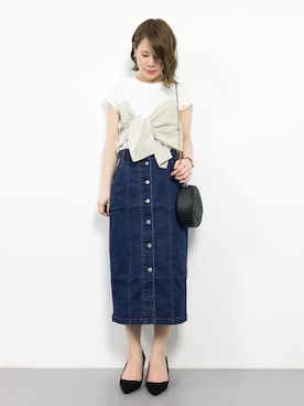 natsumiさん（レディース・160cm）の夏コーディネート