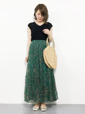 natsumiさん（レディース・160cm）の夏コーディネート