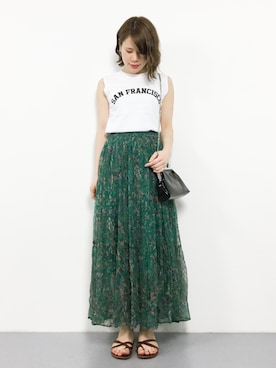 natsumiさん（レディース・160cm）の夏コーディネート