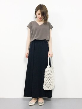 natsumiさん（レディース・160cm）の夏コーディネート