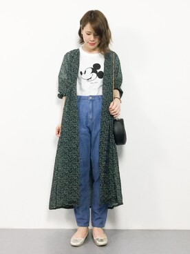 「ミッキー」｜natsumiさん（レディース・160cm）の夏コーディネート