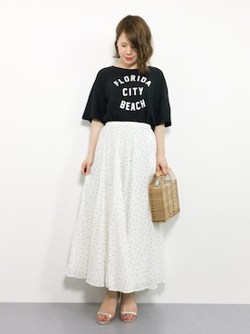 natsumiさん（レディース・160cm）の夏コーディネート