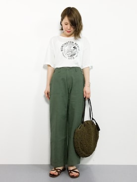 natsumiさん（レディース・160cm）の夏コーディネート