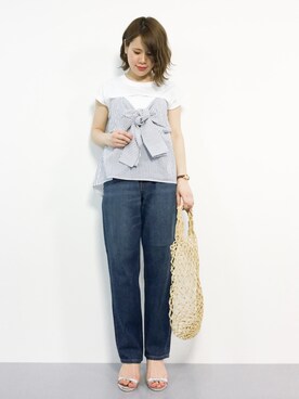 natsumiさん（レディース・160cm）の夏コーディネート