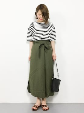 natsumiさん（レディース・160cm）の夏コーディネート