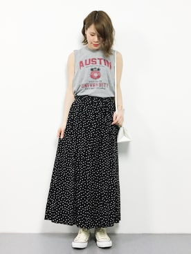 「Austin」｜natsumiさん（レディース・160cm）の夏コーディネート