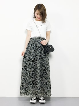 natsumiさん（レディース・160cm）の夏コーディネート