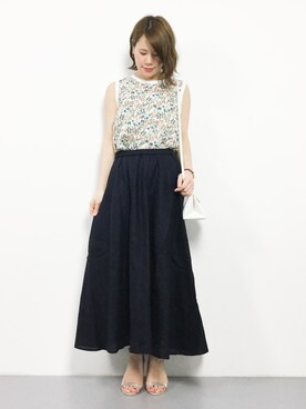 natsumiさん（レディース・160cm）の夏コーディネート