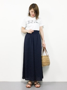 natsumiさん（レディース・160cm）の夏コーディネート