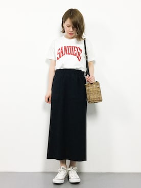 natsumiさん（レディース・160cm）の夏コーディネート