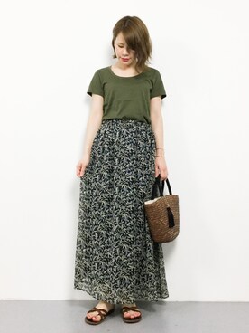 natsumiさん（レディース・160cm）の夏コーディネート