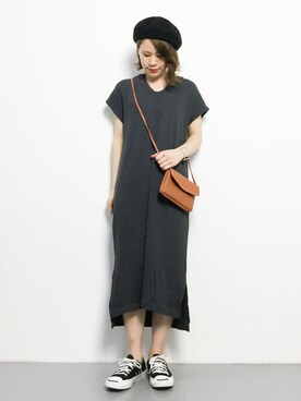 「TONE SELECT GOODS（トーンセレクトグッズ）のアイテム」を使った、natsumiさん（レディース・160cm）の夏コーディネート