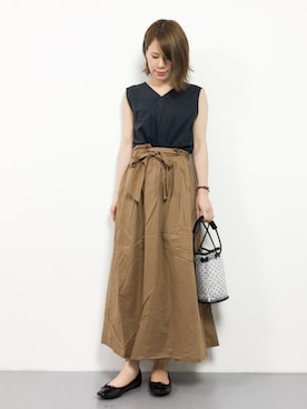 natsumiさん（レディース・160cm）の夏コーディネート