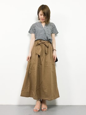 natsumiさん（レディース・160cm）の夏コーディネート