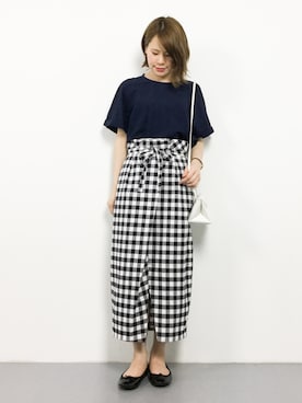 natsumiさん（レディース・160cm）の夏コーディネート