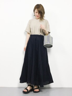 natsumiさん（レディース・160cm）の夏コーディネート