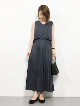 「UNBILLION（アンビリオン）のアイテム」を使った、natsumiさん（レディース・160cm）の夏コーディネート