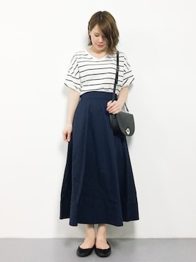 natsumiさん（レディース・160cm）の夏コーディネート