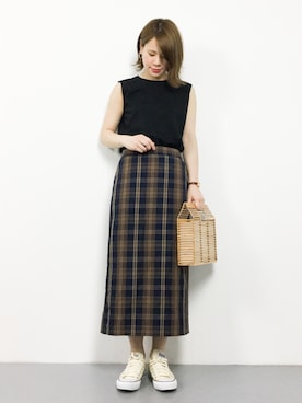 natsumiさん（レディース・160cm）の夏コーディネート