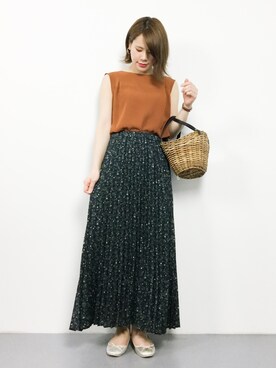 natsumiさん（レディース・160cm）の夏コーディネート